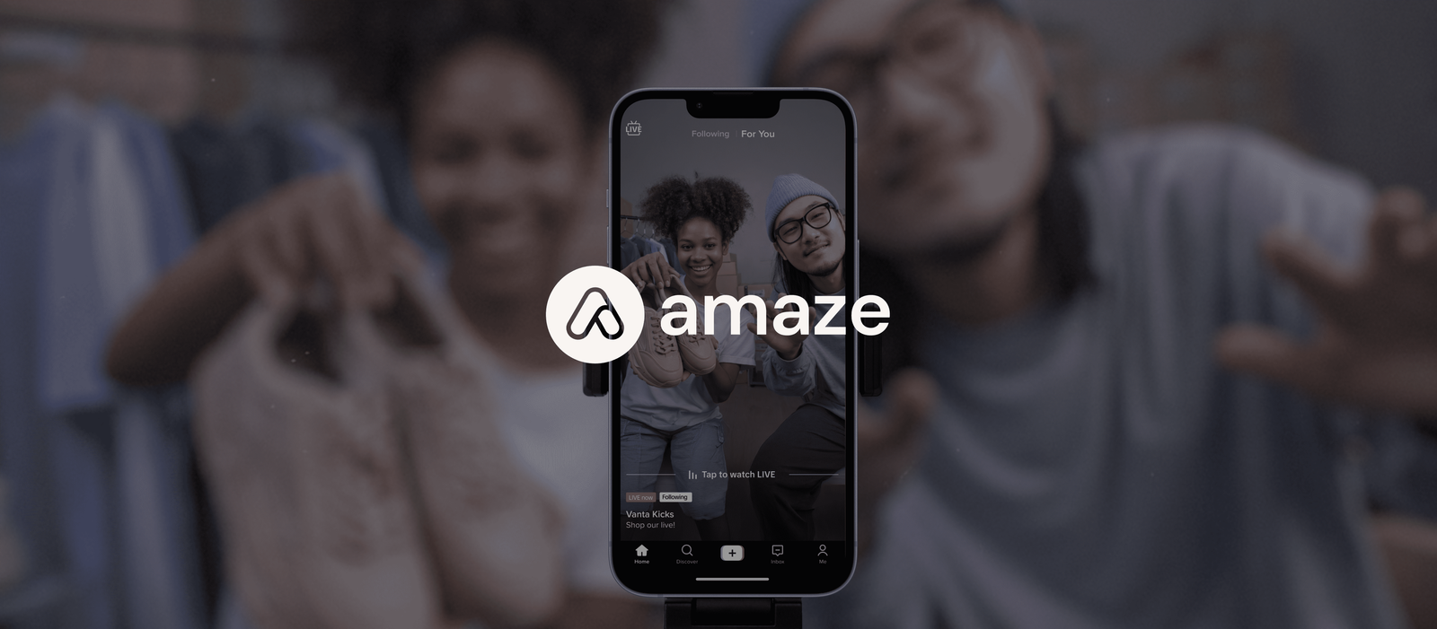 Amaze Announces Live Shopping Capabilities to Enable Direct Connections Between Creators,Brands and Fans